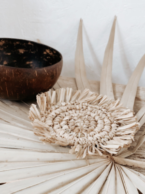 Untersetzer Boho natur